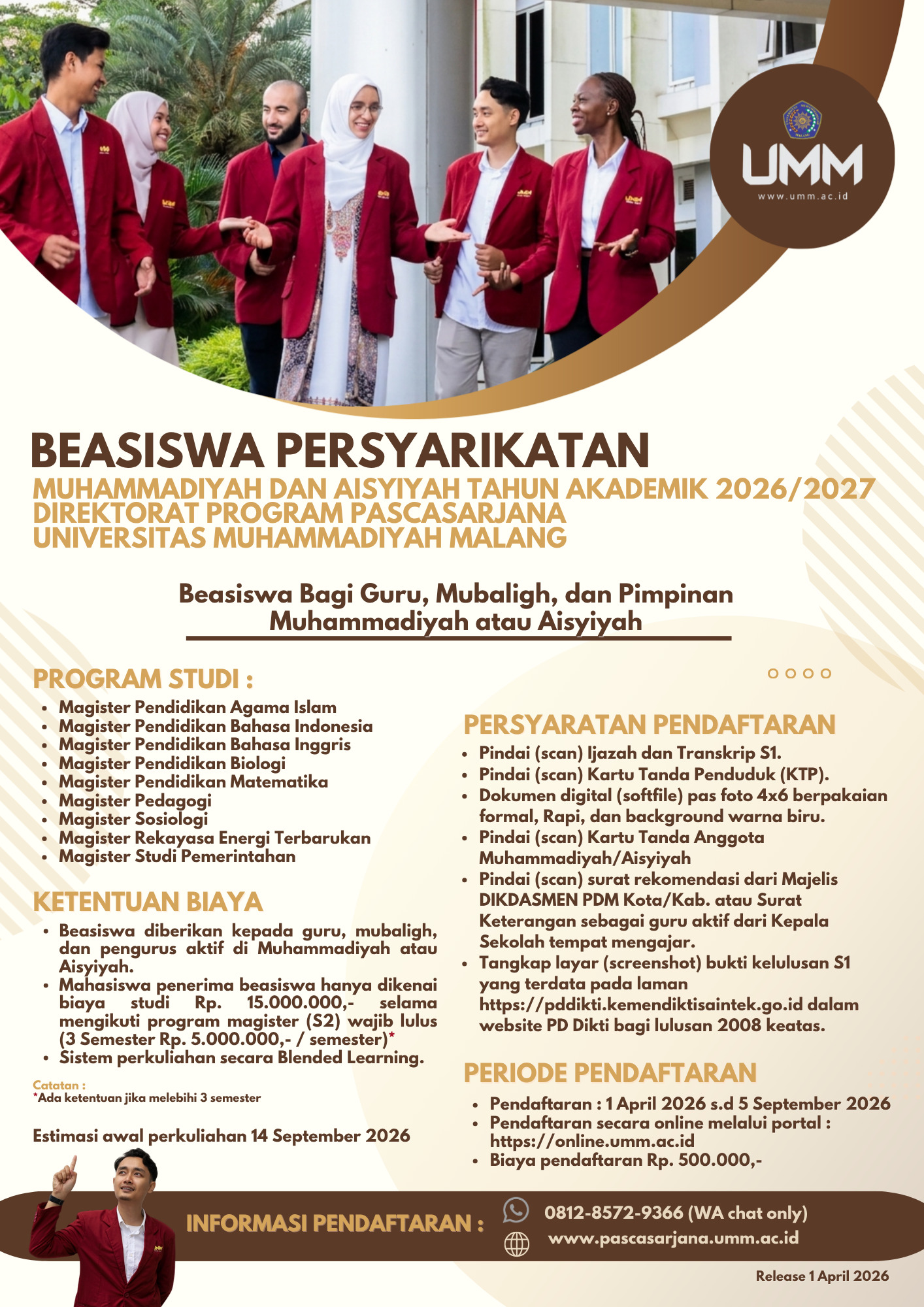 Flyer Beasiswa Persyarikatan